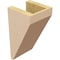 Ekena Millwork 5"W x 5"D x 10"H Wide Concord Rough Cedar Woodgrain TimberThane Corbel, Primed Tan CORUR05X05X10CONRCPR - alternate 6